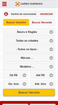 Mobile Screenshot of carroourinhos.com.br